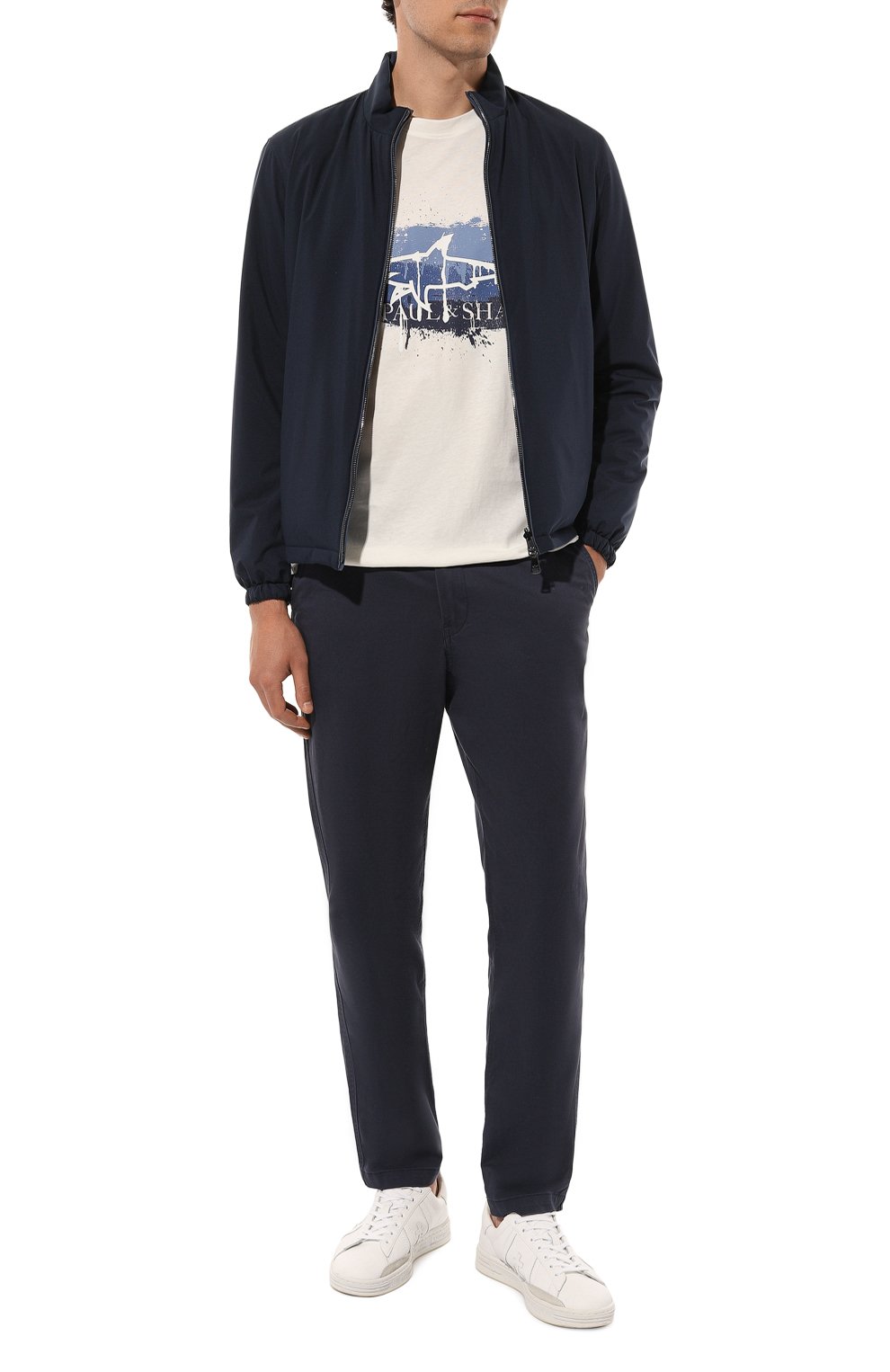 Хлопковая футболка PAUL&SHARK, арт. 14311631, фото 2