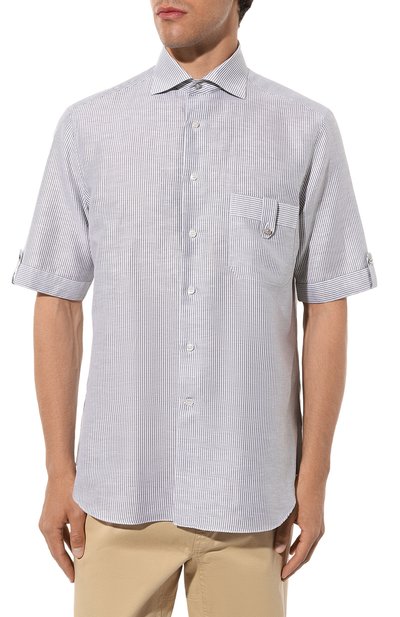 Рубашка из хлопка и льна STEFANO RICCI, арт. MC006730/R2560, фото 3