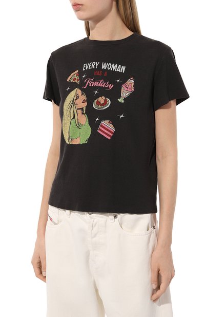 Хлопковая футболка RE/DONE, арт. 024-02WCGT289, фото 3