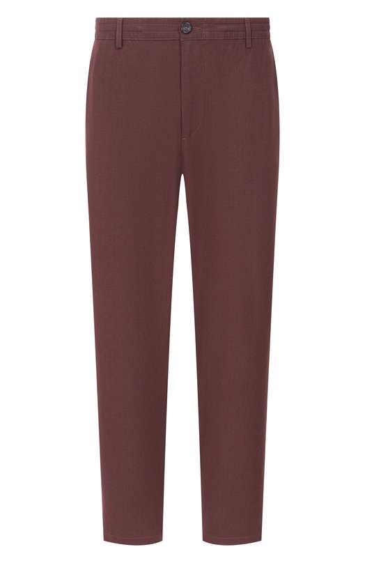 Брюки изо льна и вискозы Bogner 18671270 Коричневый 18671270