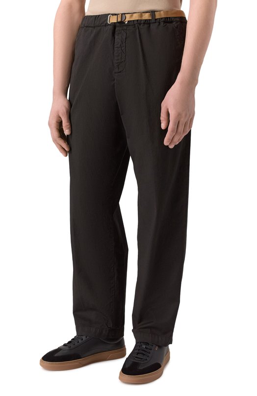 Хлопковые брюки White Sand 26SU68/190 Чёрный  26SU68/190 Фото 3