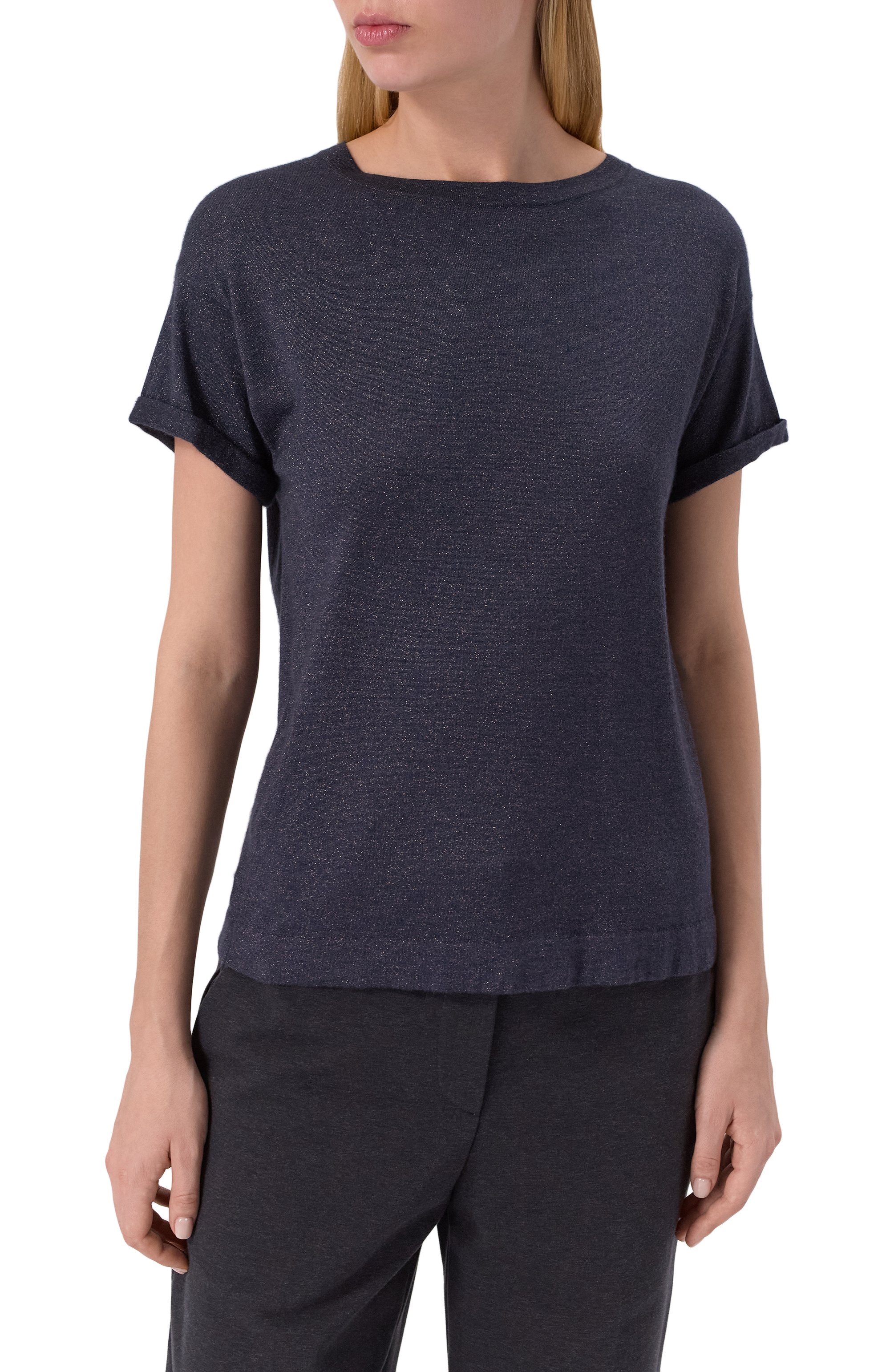 Пуловер из кашемира и шелка BRUNELLO CUCINELLI, арт. M4181BP189, фото 3