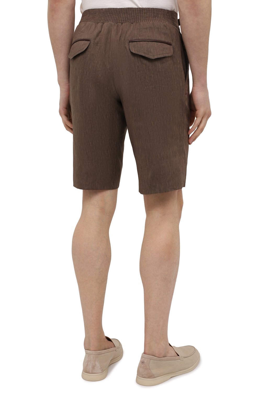 Шорты из шерсти и лена ZILLI, арт. M0V-40-38Z-E6031/0001, фото 4