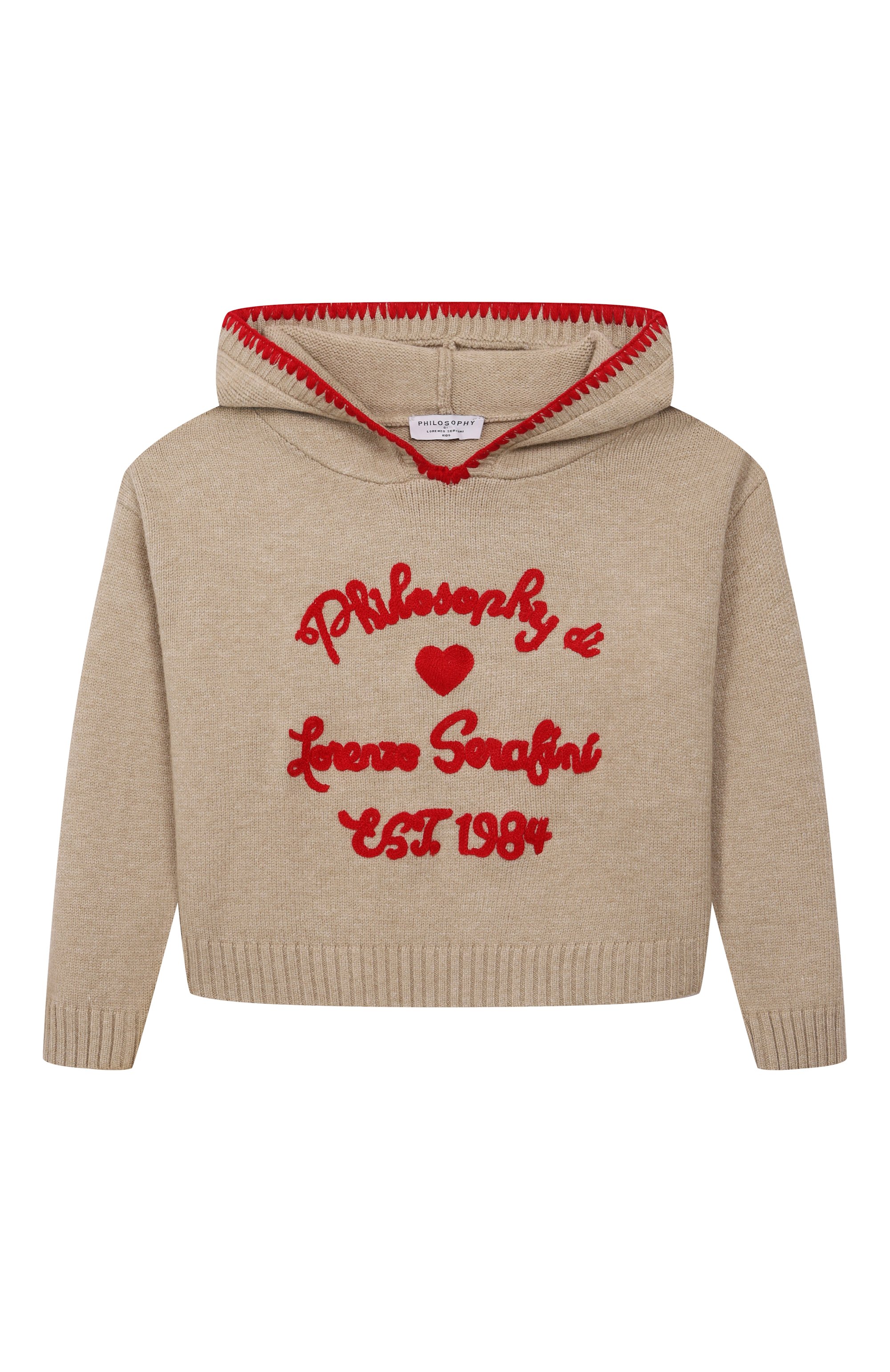 Худи PHILOSOPHY DI LORENZO SERAFINI KIDS, арт. I9F608/6058/4-10, фото 1