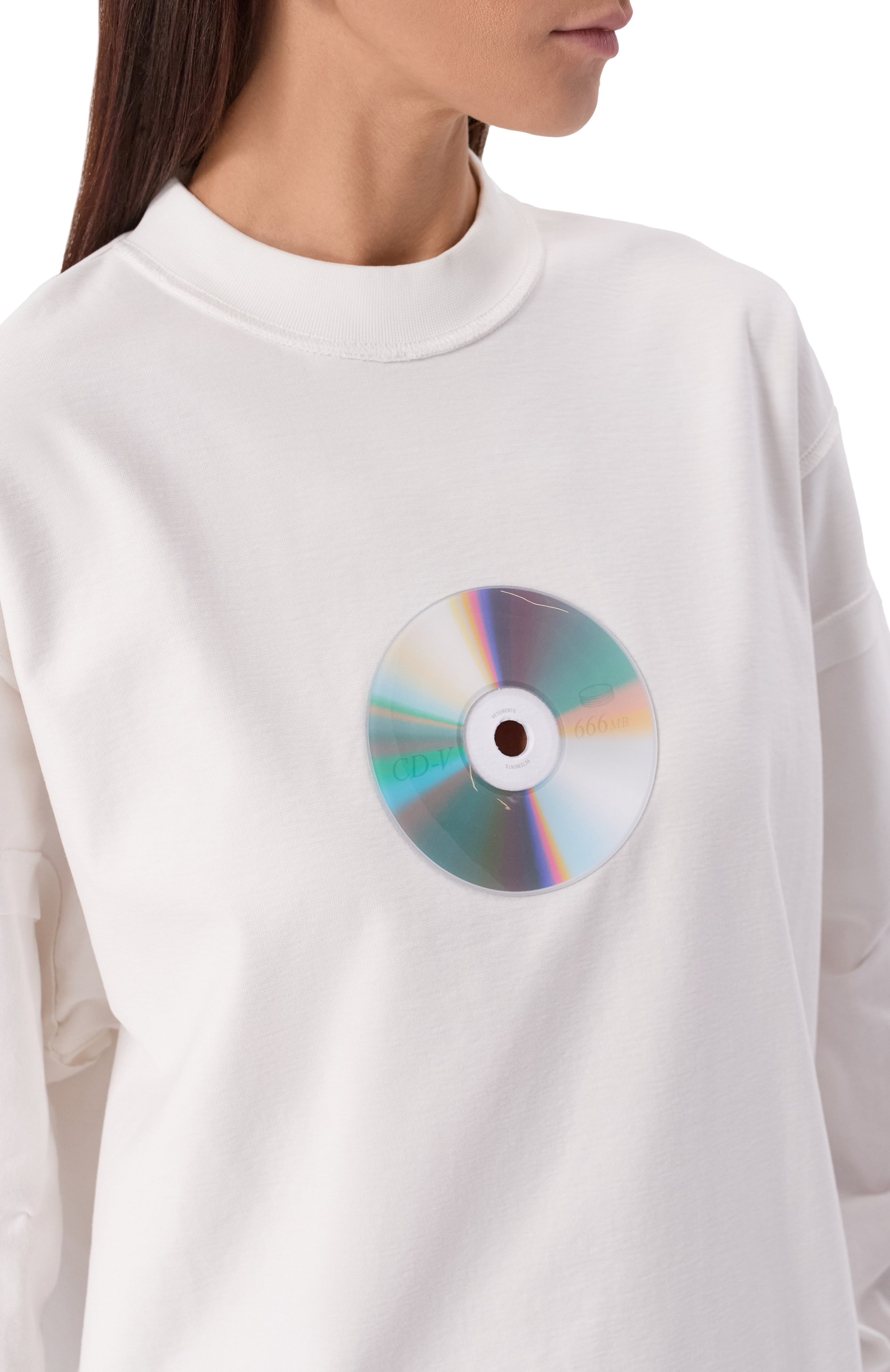 Хлопковый лонгслив VETEMENTS, арт. UH76LS780W, фото 5