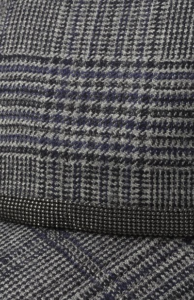 Шерстяная бейсболка BRUNELLO CUCINELLI серого цвета по цене 77900 руб., арт. MCAP90069P, фото 3 Шерстяная бейсболка BRUNELLO CUCINELLI, арт. MCAP90069P, фото 3