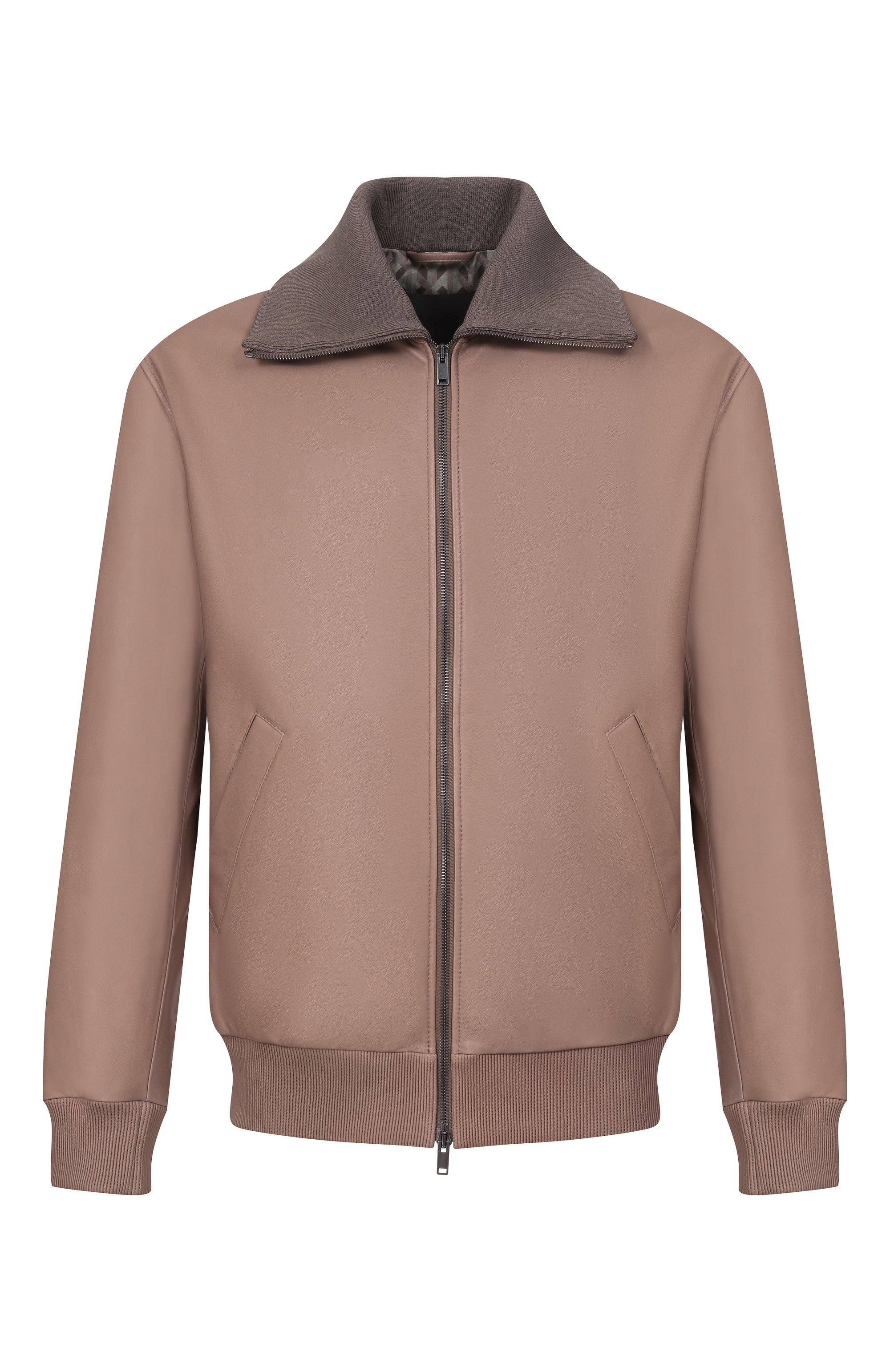 Кожаный бомбер MVST, арт. M26.2PM.L006/L011, фото 1