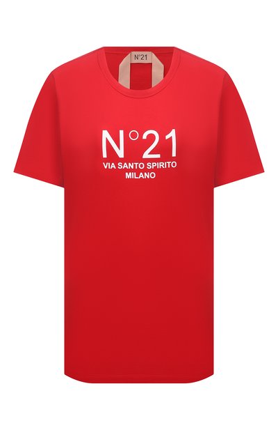 Женская хлопковая футболка N21, арт. 21E N2M0/F051/6314
