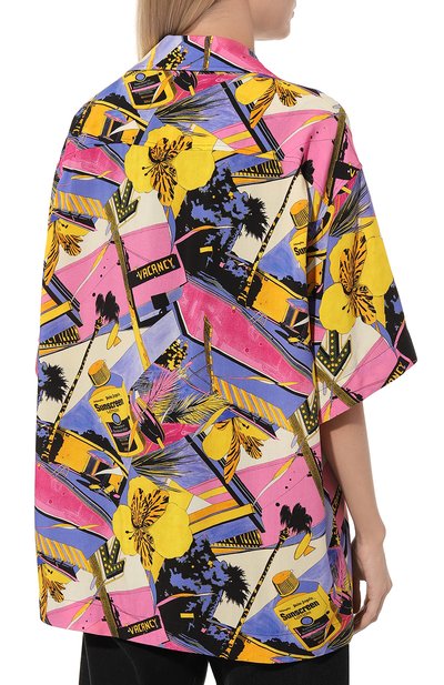 Рубашка из вискозы PALM ANGELS, арт. PWGG001S23FAB0048484, фото 4