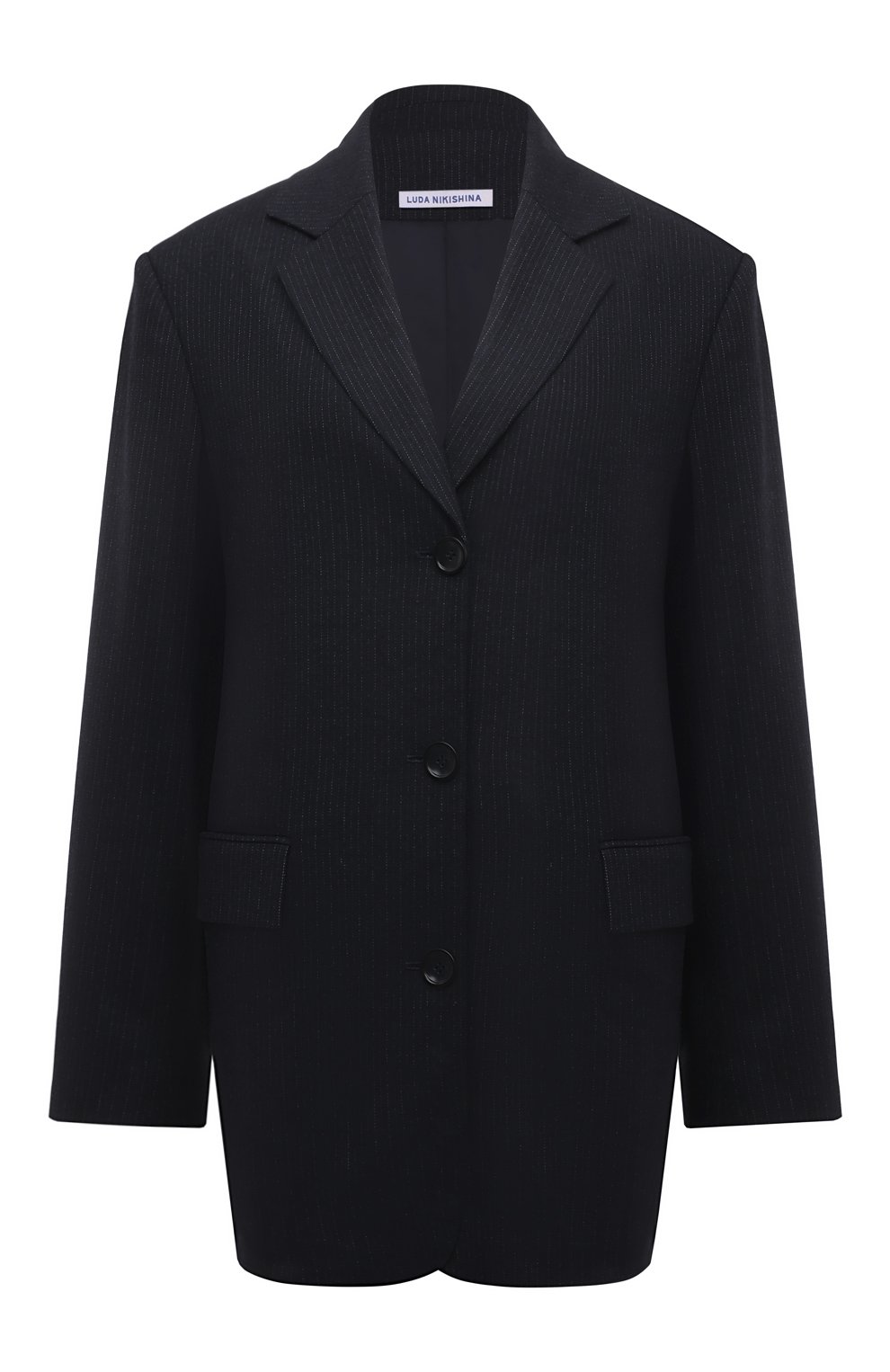 Шерстяной жакет LUDA NIKISHINA, арт. BI/OFFICE/BLUE, фото 1