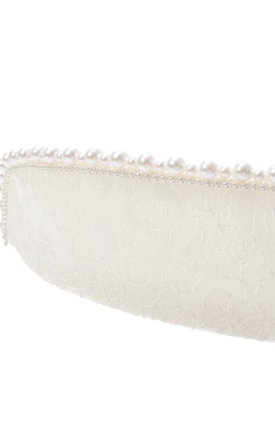 Ободок-кокошник PANFIL белого цвета по цене 20000 руб., арт. 1-KOK2-DPI, фото 4 Ободок-кокошник PANFIL, арт. 1-KOK2-DPI, фото 4