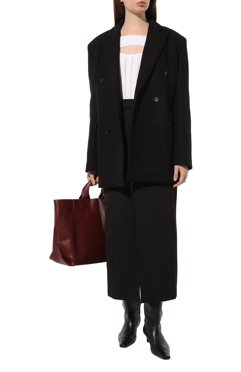 Боди из вискозы BALMAIN, арт. AF0BC010KE18, фото 2