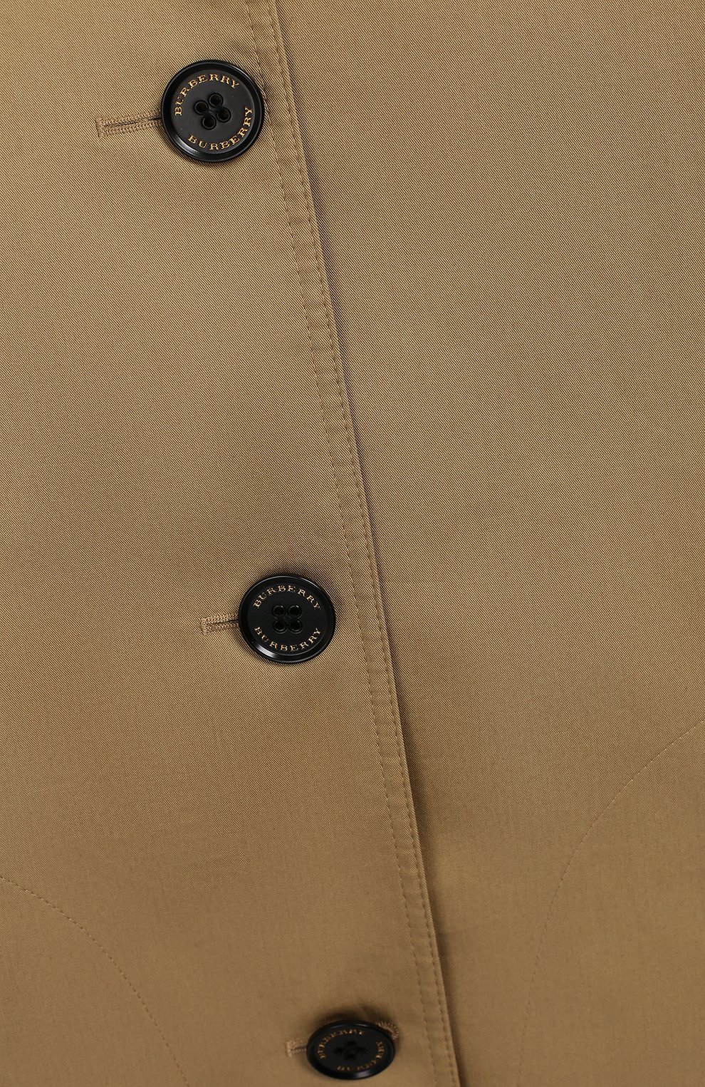 Хлопковый плащ с капюшоном BURBERRY, арт. 8002013, фото 3