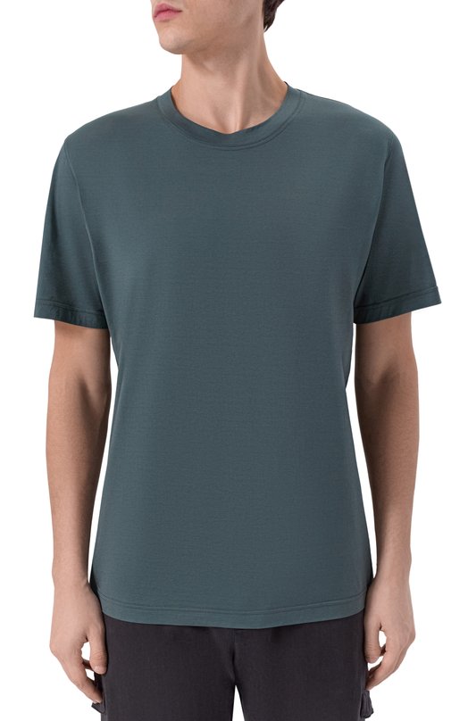 Хлопковая футболка Kiton UMK0721K325 Зелёный  UMK0721K325 Фото 3