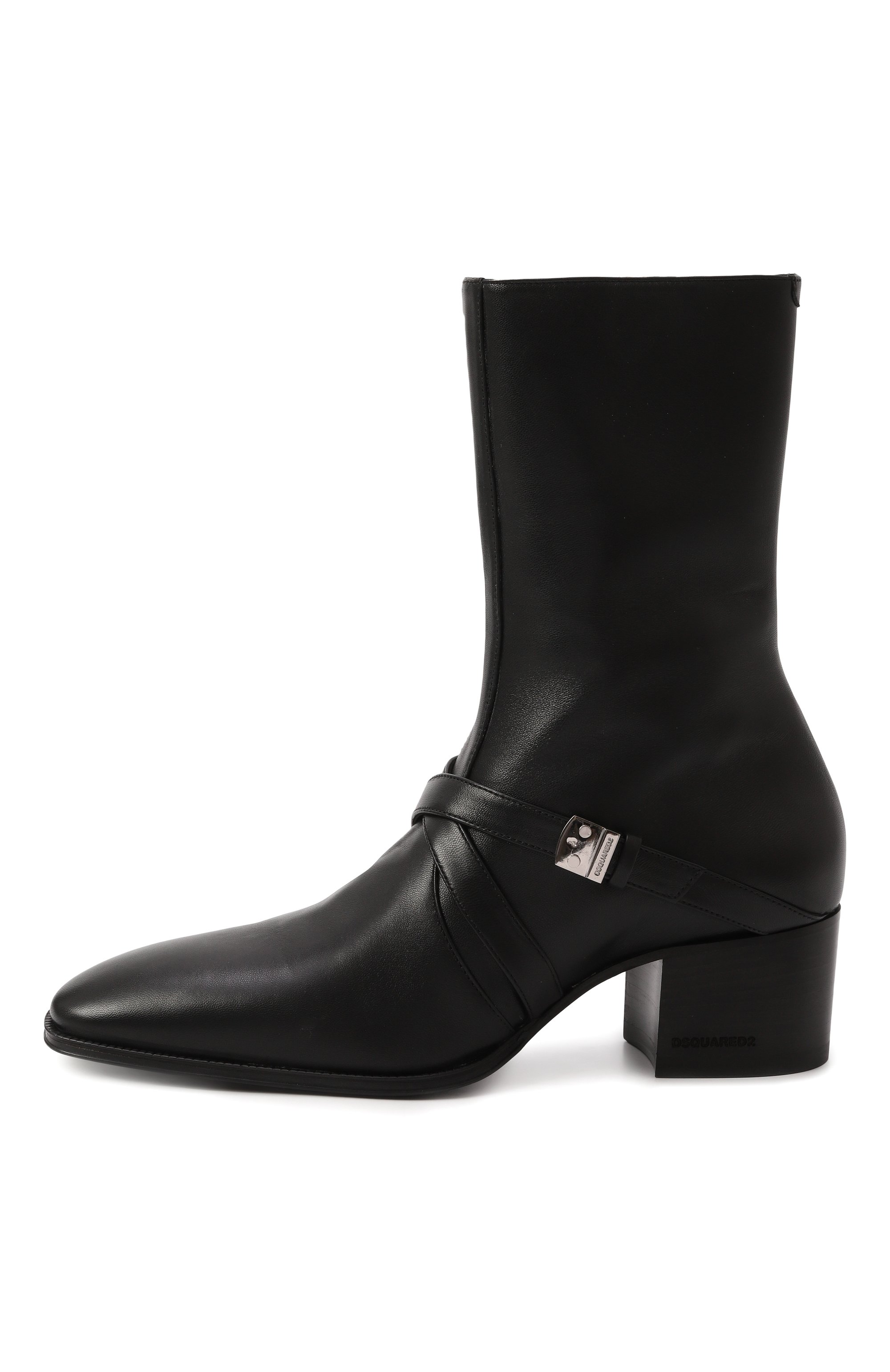 Кожаные ботильоны urban DSQUARED2, арт. ABW0213/18900001, фото 4