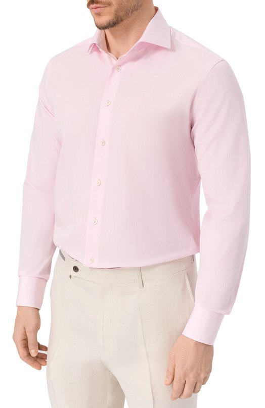 Хлопковая сорочка Van Laack VL-RIVARA-SF/130648 Розовый  VL-RIVARA-SF/130648 Фото 3