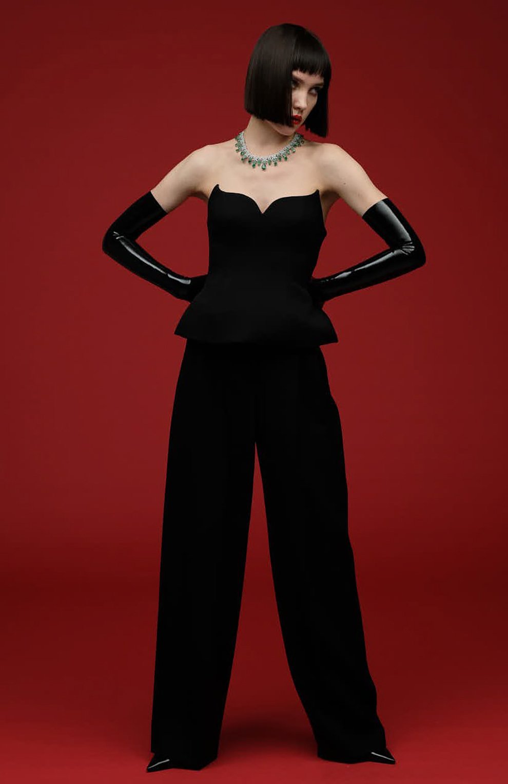 Кожаные туфли instinct SAINT LAURENT, арт. 656824/0NP00, фото 7