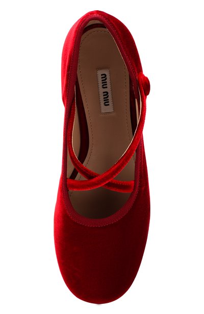 Текстильные балетки MIU MIU, арт. 5F873C/LSZ, фото 5