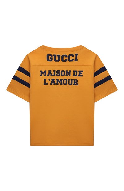 Хлопковая футболка GUCCI, арт. 661143/XJDKW, фото 2