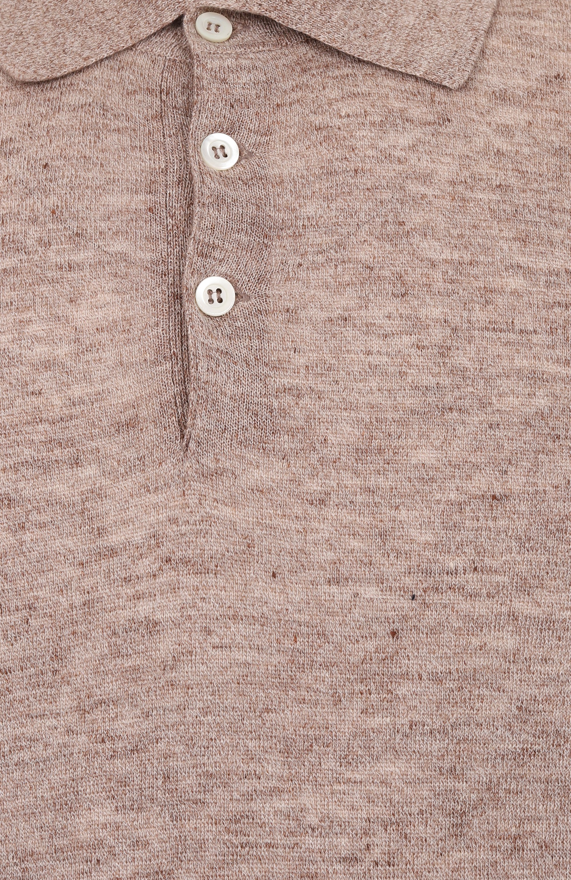 Поло изо льна и хлопка BRUNELLO CUCINELLI, арт. M2L00315, фото 6