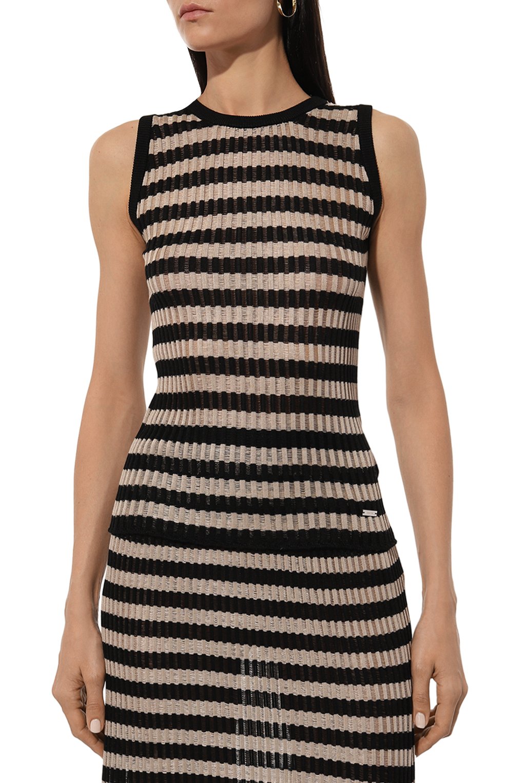 Шелковый топ KITON, арт. D57785, фото 3