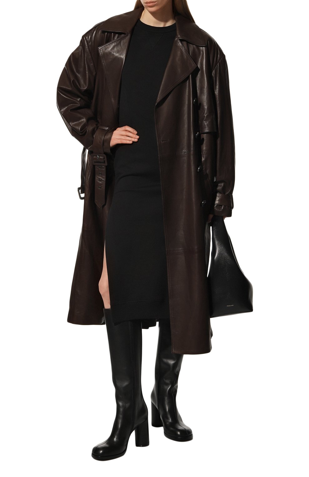 Хлопковое платье DRIES VAN NOTEN черного цвета по цене 47050 руб., арт. 222-011136-5611, фото 2 Хлопковое платье DRIES VAN NOTEN, арт. 222-011136-5611, фото 2