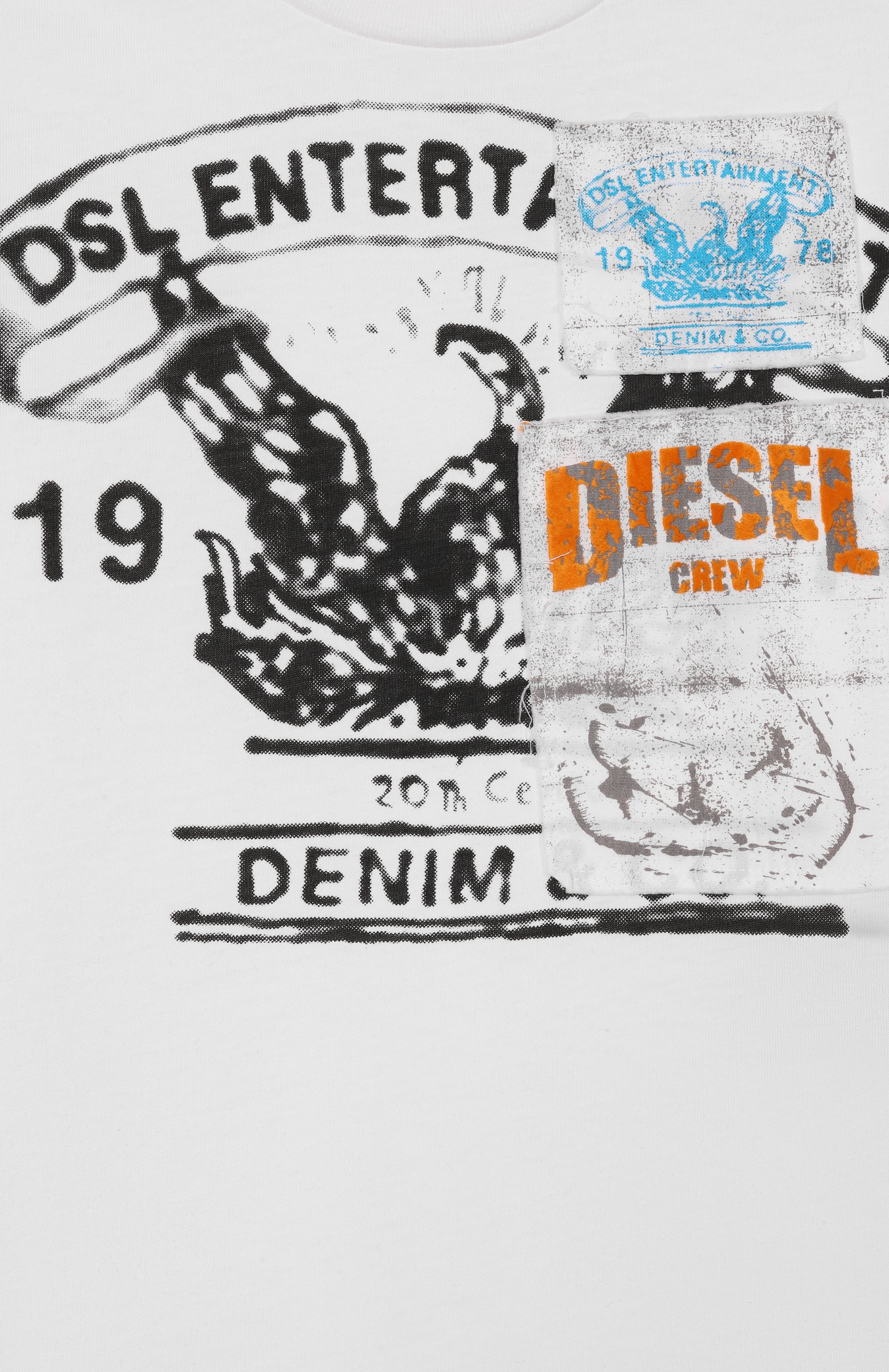 Хлопковая футболка DIESEL, арт. J02583/KYAYS, фото 3