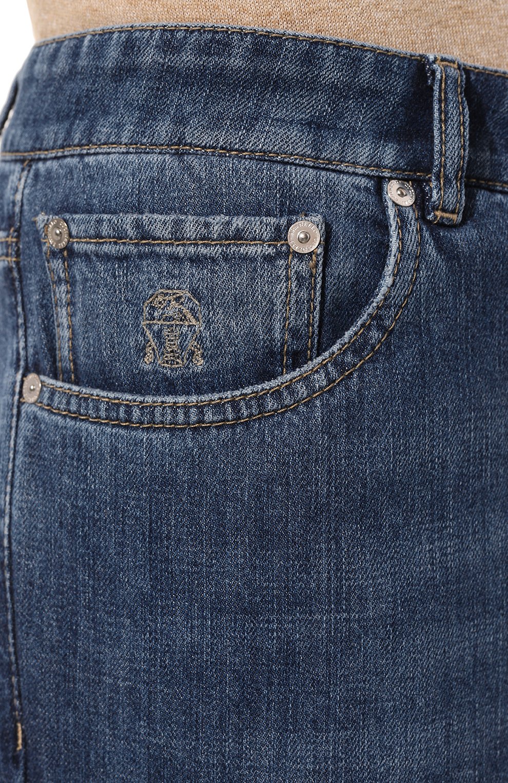 Джинсы traditional fit BRUNELLO CUCINELLI, арт. M0Z37D3210, фото 5