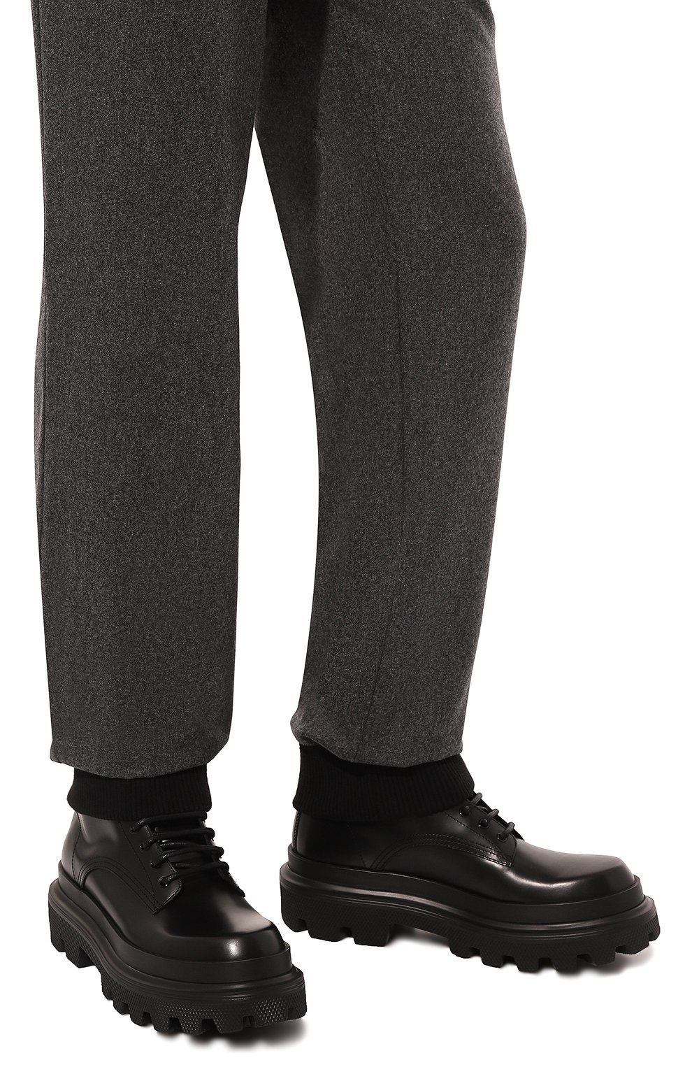 Кожаные ботинки DOLCE & GABBANA, арт. A60566/AB640, фото 3