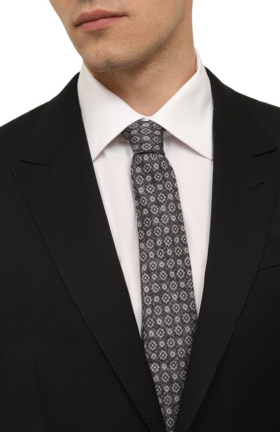 Шелковый галстук KITON, арт. UCRVKPC07H12, фото 2