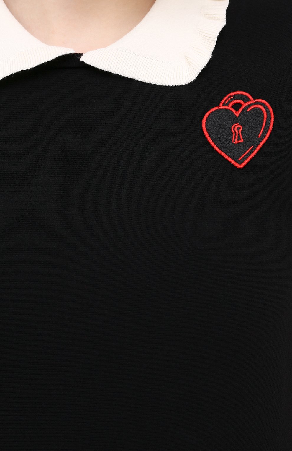 Платье REDVALENTINO черного цвета по цене 45850 руб., арт. UR3KD00T/58N, фото 5 Платье REDVALENTINO, арт. UR3KD00T/58N, фото 5