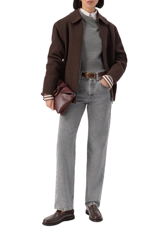 Джинсы Brunello Cucinelli MP095P4028 Серый  MP095P4028 Фото 2