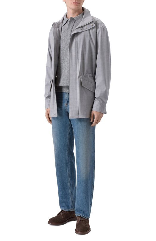 Шерстяная куртка 12 STOREEZ 135892 Серый  135892 Фото 2