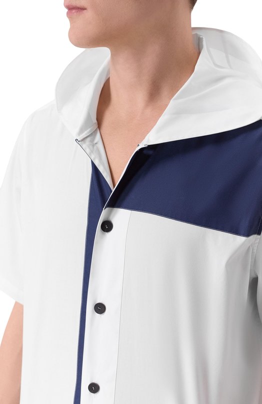 Хлопковая рубашка Kiton UMM0754K0710H Белый  UMM0754K0710H Фото 5