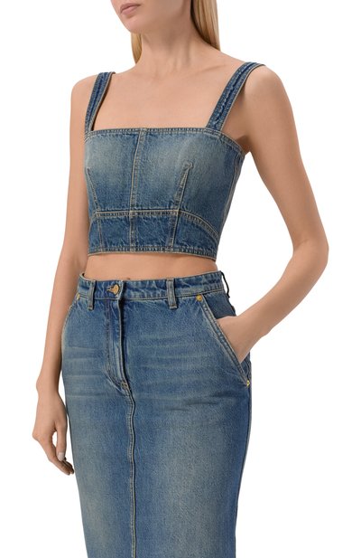 Джинсовый топ ELIE SAAB, арт. T0319/D0002, фото 3