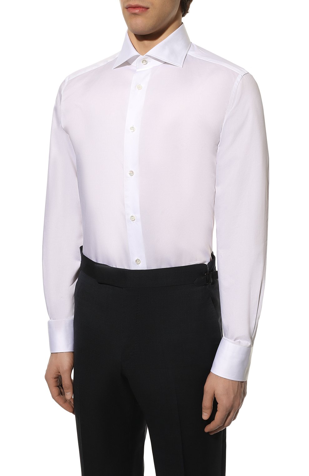 Хлопковая сорочка ZEGNA, арт. 301222/9MS0BA, фото 3