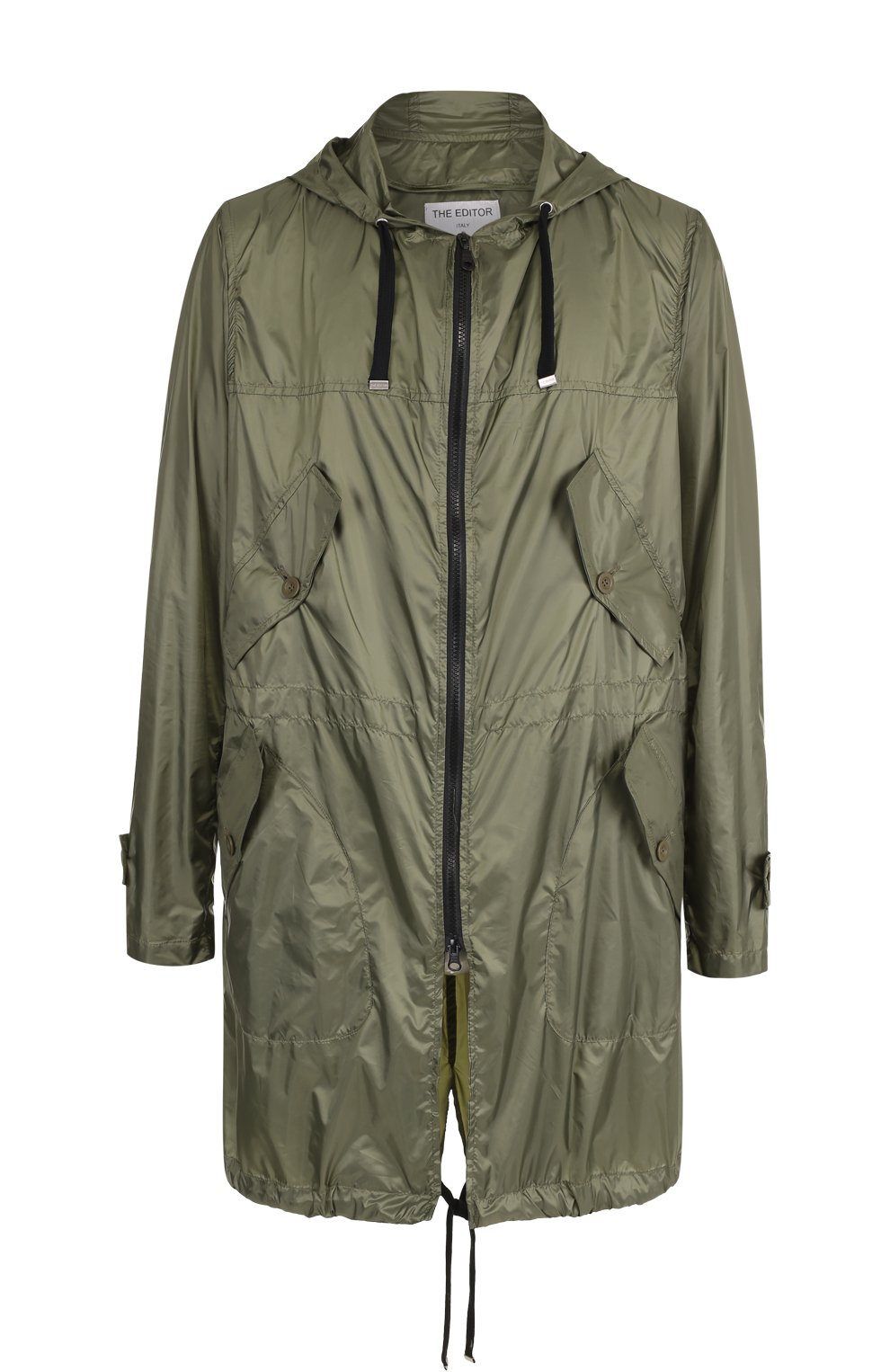 Парка на молнии с капюшоном и контрастной отделкой на спине THE EDITOR, арт. E2.2448N15/5513, фото 1