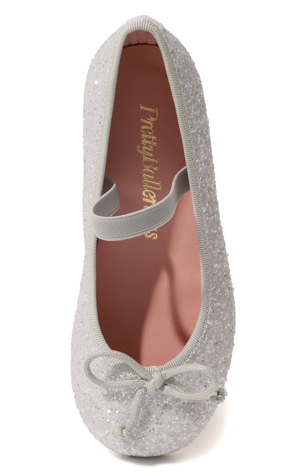 Туфли PRETTY BALLERINAS серебряного цвета по цене 19600 руб., арт. 48807, фото 4 Туфли PRETTY BALLERINAS, арт. 48807, фото 4