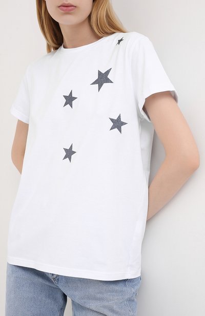 Хлопковая футболка SEVEN LAB, арт. T20-STARS-G021 white, фото 3