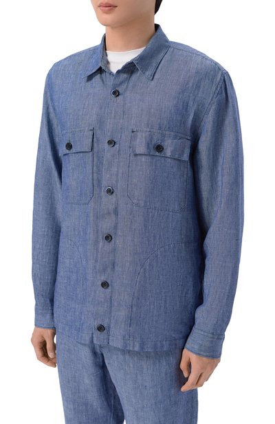 Льняная рубашка 120% LINO, арт. 33AL2M89SP/D876/100, фото 3