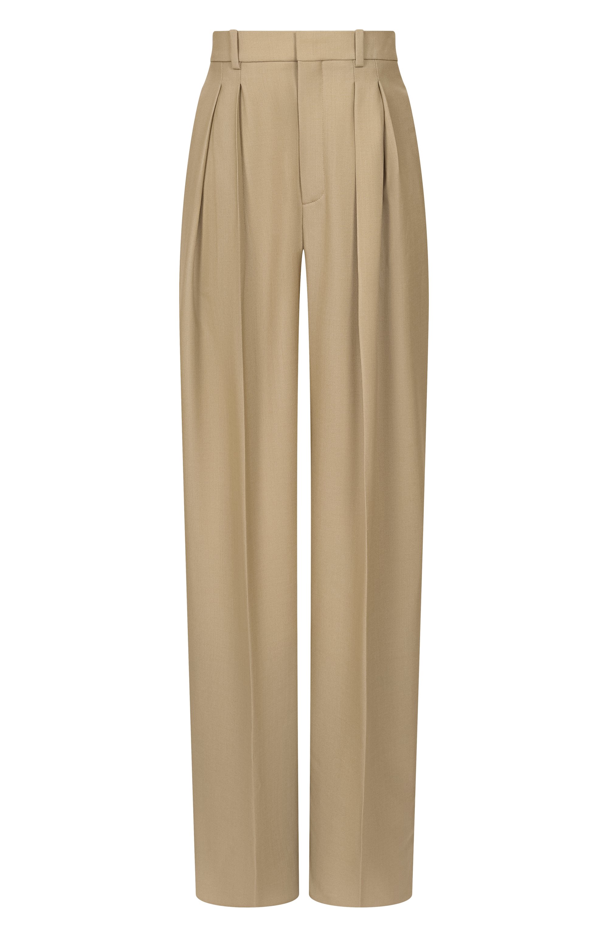 Брюки из шерсти и шелка SAINT LAURENT, арт. 854457/Y7K11, фото 1