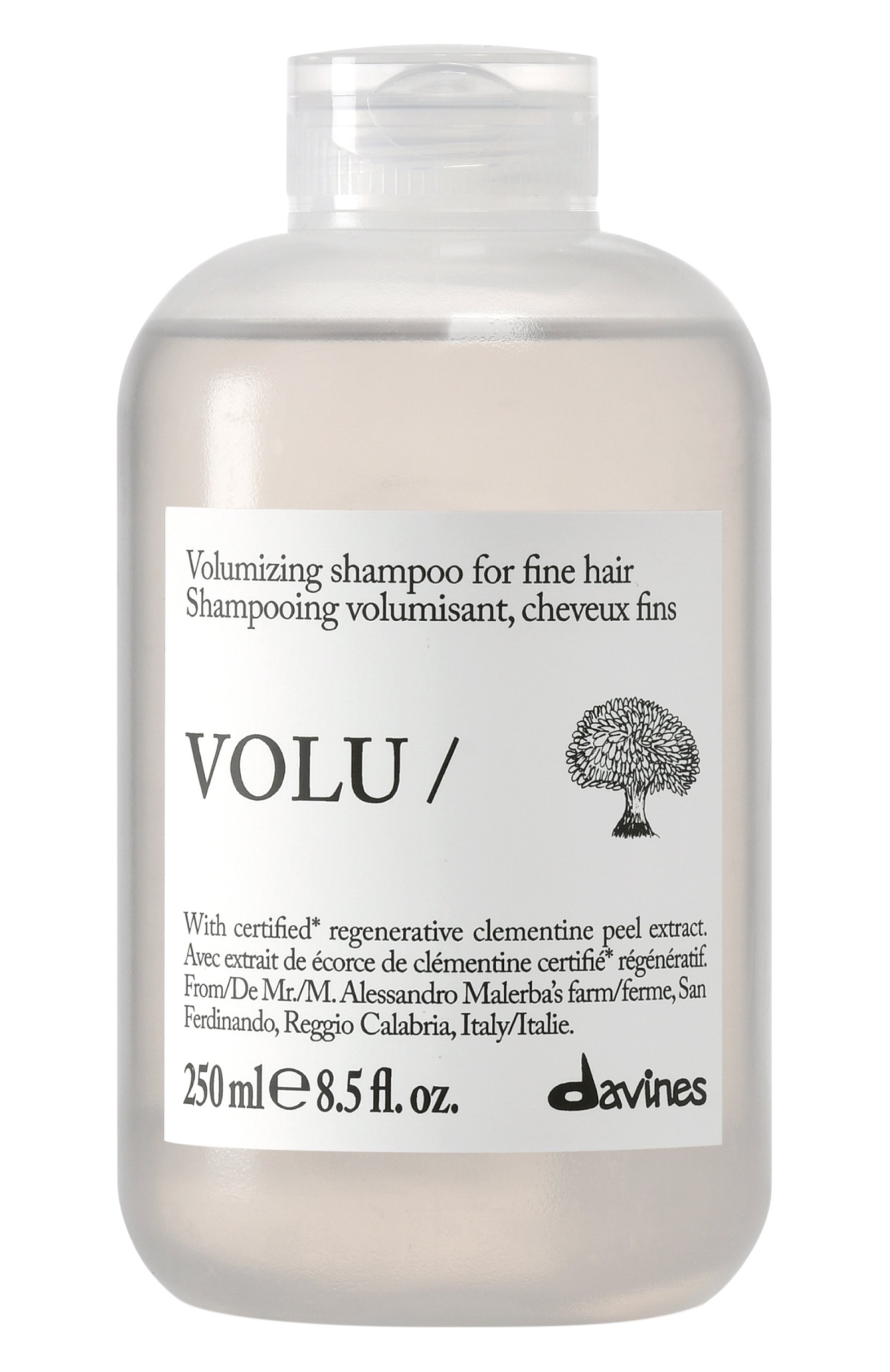 Шампунь для тонких волос volu (250ml) DAVINES, арт. 70003, фото 1
