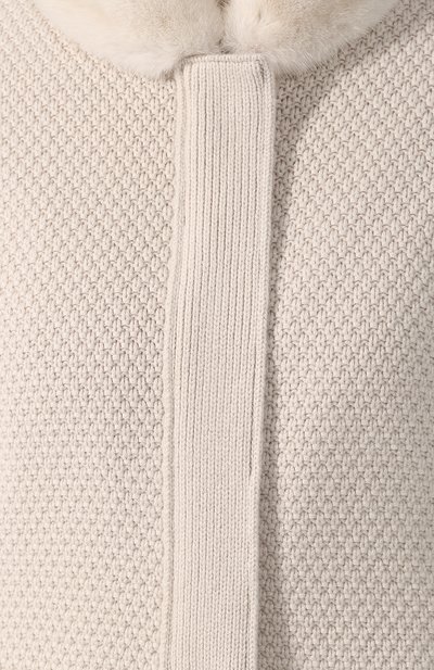 Кашемировое полупальто на меху LORO PIANA, арт. FAI3275, фото 5