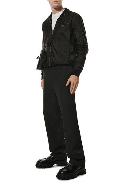 Шерстяные брюки PRADA, арт. SPH177-1XTO-F0002-221, фото 2