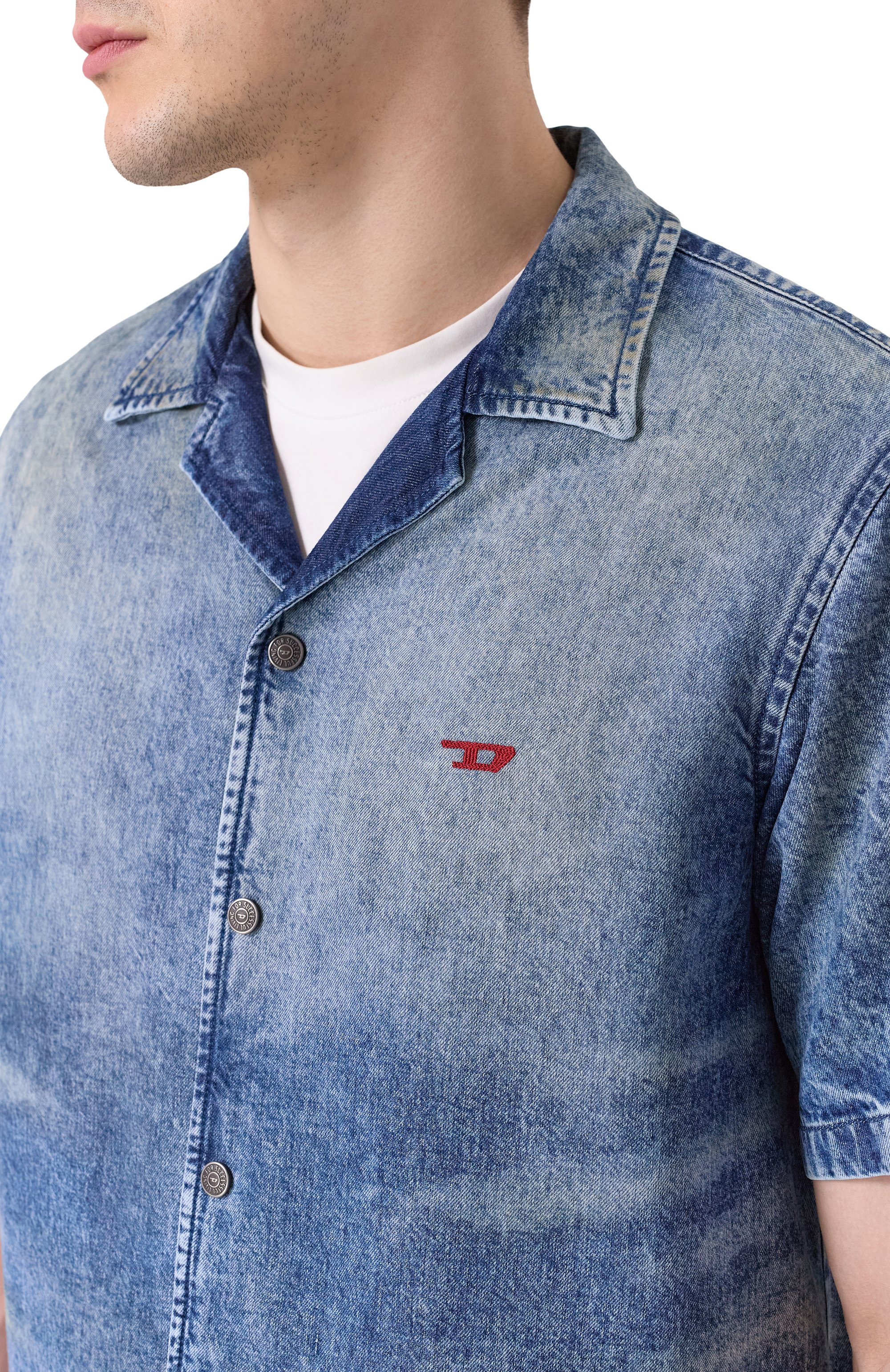 Джинсовая рубашка DIESEL, арт. A19178/0CMBP, фото 5