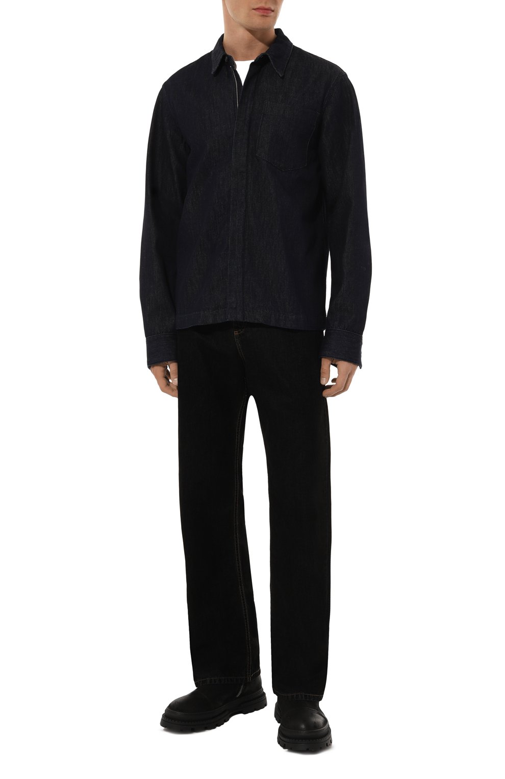 Джинсовая рубашка DRIES VAN NOTEN, арт. 242-020700-9378, фото 2