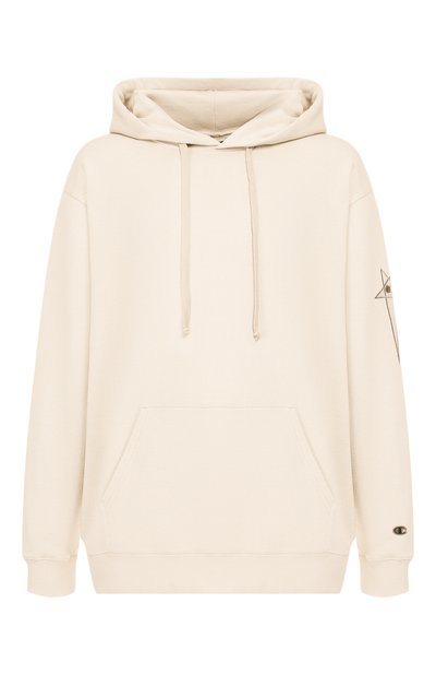 Хлопковое худи rick owens x champion RICK OWENS, арт. CM20S0014/215154, фото 1