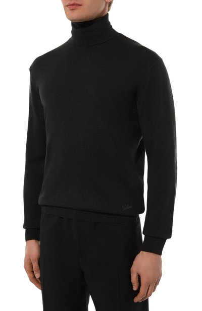 Шерстяная водолазка WOOLRICH черного цвета по цене 21700 руб., арт. CFWOKN0276MRUF0775, фото 3 Шерстяная водолазка WOOLRICH, арт. CFWOKN0276MRUF0775, фото 3