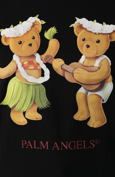 Хлопковая футболка PALM ANGELS, арт. PWAA017S20JER0071060, фото 5