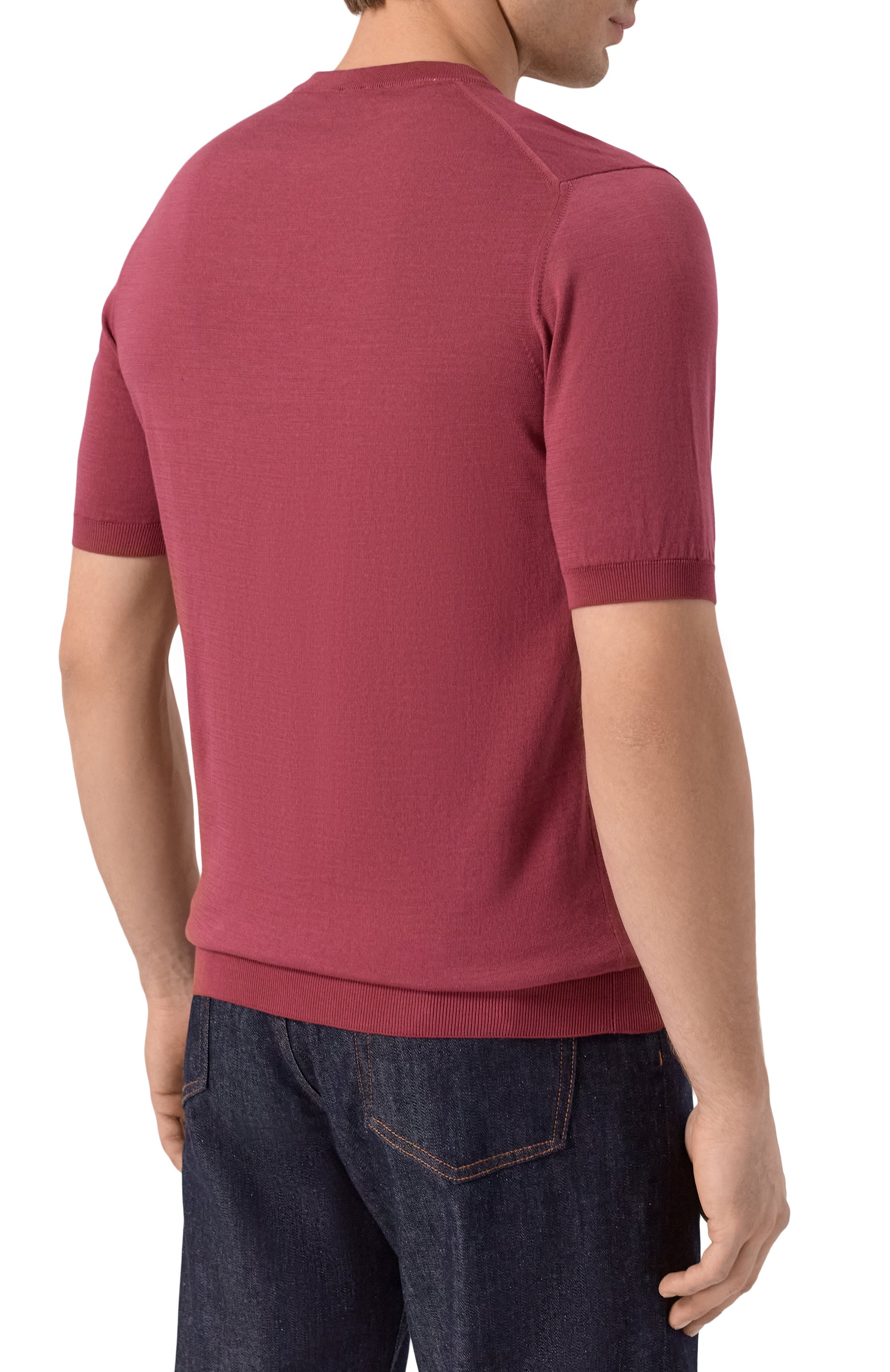 Хлопковый джемпер FEDELI, арт. MU0D8014/GIZA LIGHT DUSTY, фото 4